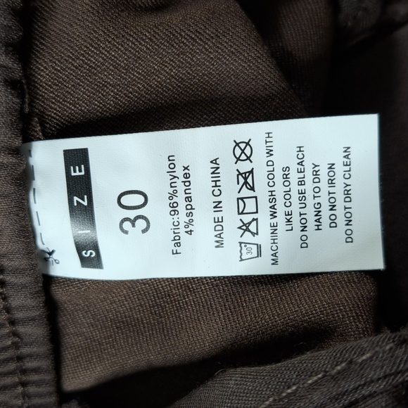 Hiking/ Camping Brown Cargo Pants Size 30 - Picture 13 of 14